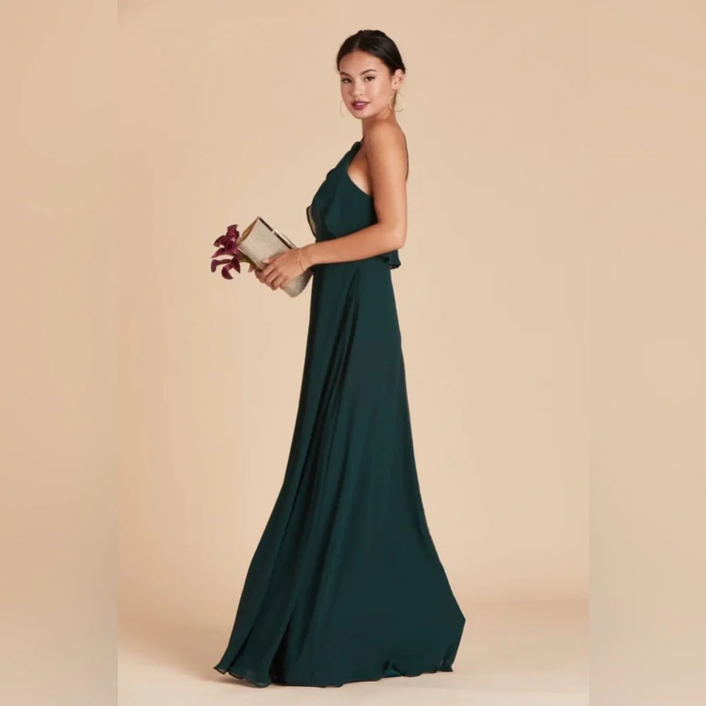 Birdy Grey JULES DRESS CHIFFON EMERALD Green NEW NWT Small BRIDESMAID Wedding - Picture 2 of 5